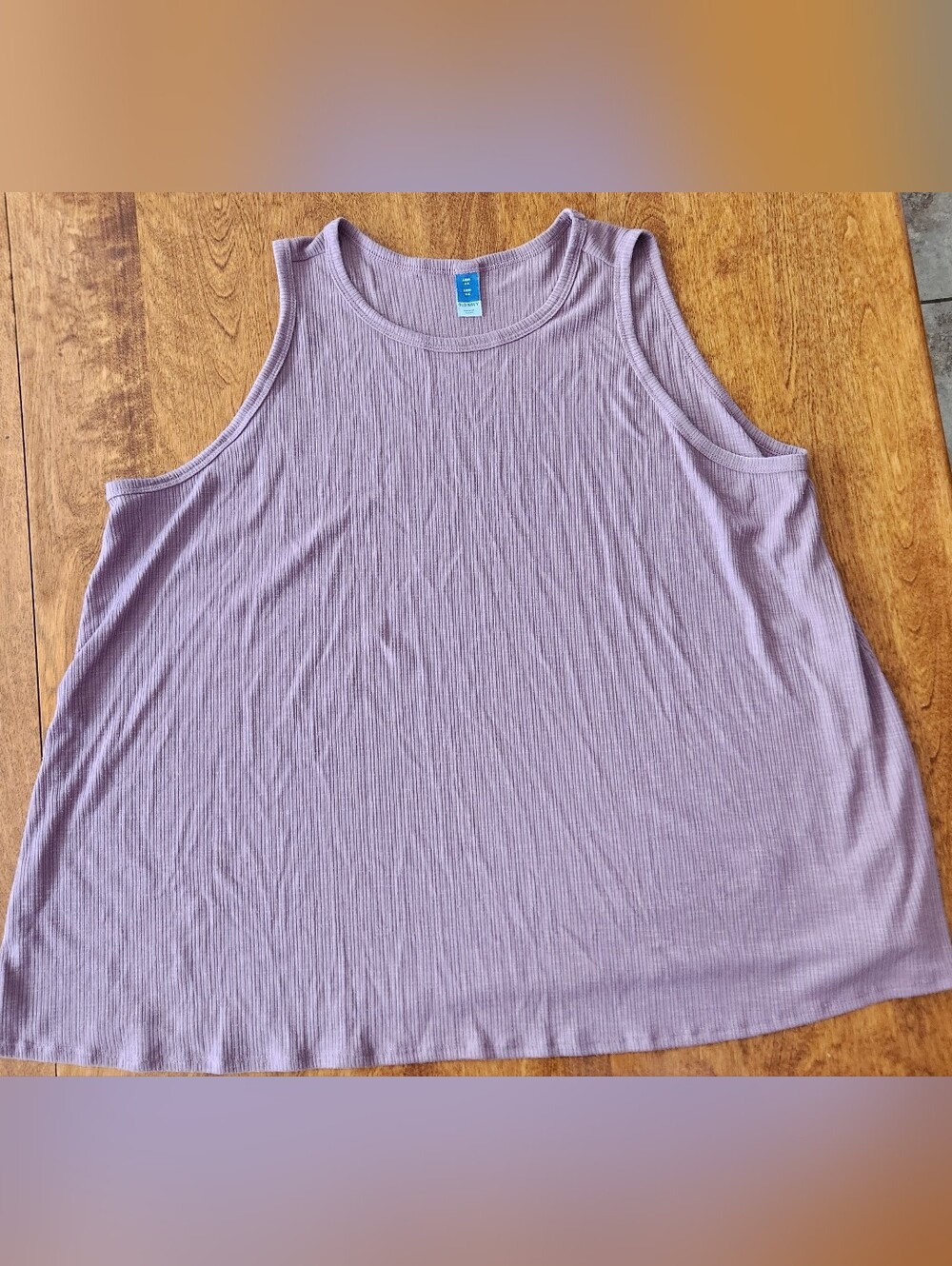Old Navy Luxe Mauve Ribbed Tank Top Size 2x